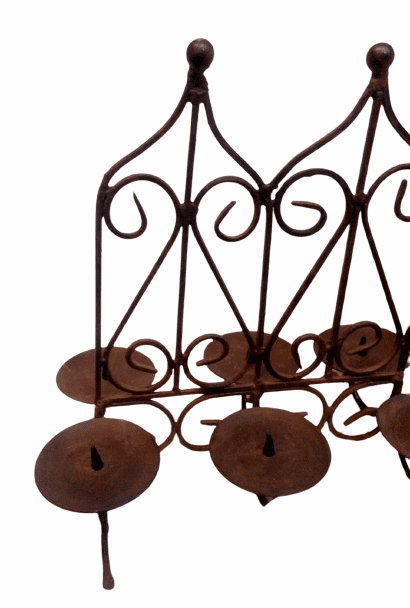 CANDELABRO HIERRO FUNDIDO - 1