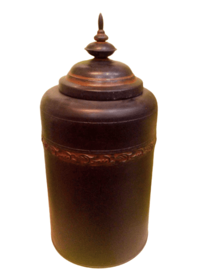 URNA METAL MARRÓN