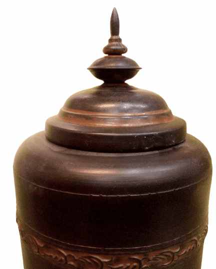 URNA METAL MARRÓN - 1