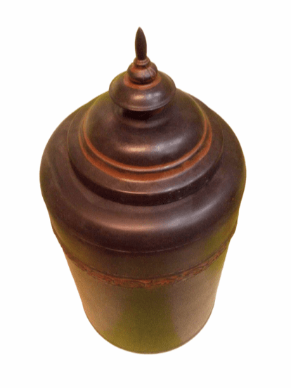 URNA METAL MARRÓN - 2