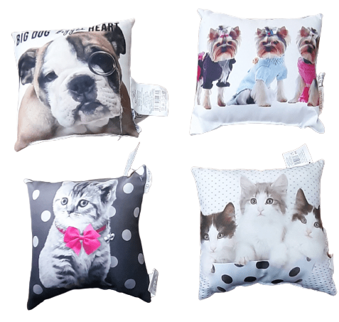 Cojines perros y gatos 20 x 20