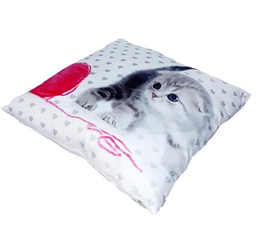 COJÍN GATO OVILLO 45 x 45 - 1