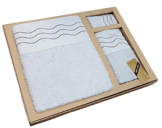 Juego 3 Toallas gris - 2