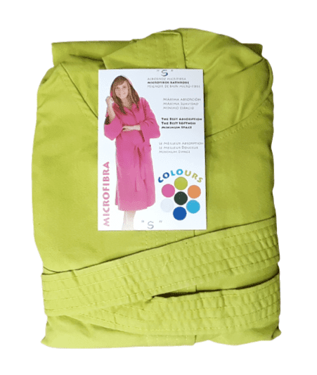 Albornoces microfibra verde. Tallas S, M y XL - 3