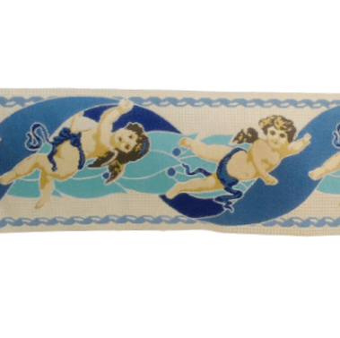 Greca ángeles azul - 2