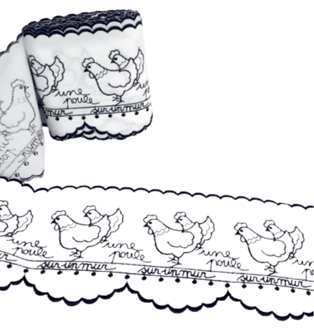 Greca gallinas azul marino - 1