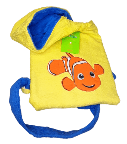Albornoz amarillo Infantil Pez Nemo. Talla: 8 - 2