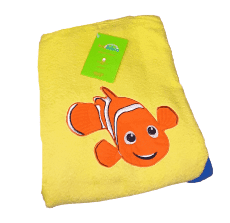 Albornoz amarillo Infantil Pez Nemo. Talla: 8 - 3