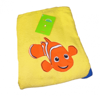 Albornoz amarillo Infantil Pez Nemo. Talla 4 y 8 - 3
