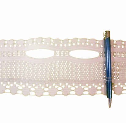 Cinta encaje pasabarras beige - 1