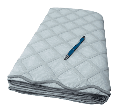 Colcha piqué rombos gris. Cama 135 - 4