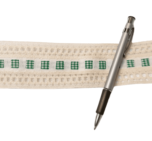 Entredós vichy verde - 1