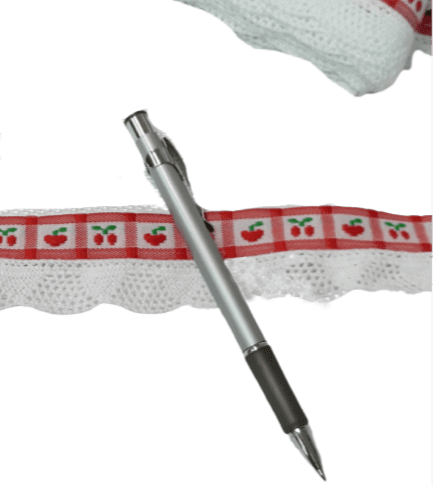 Puntilla cerezas roja - 1