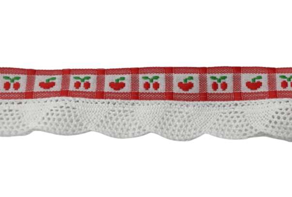 Puntilla cerezas roja - 2