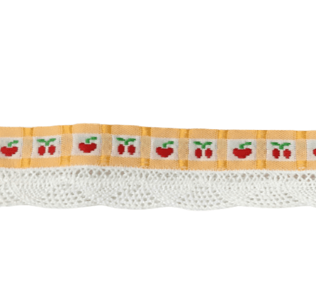 Puntilla cerezas amarilla