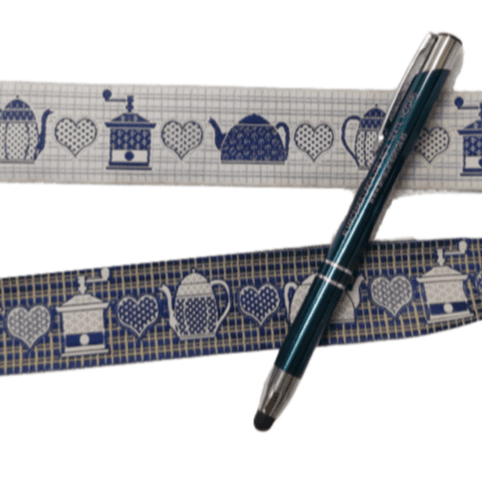 Greca reversible azul - 1