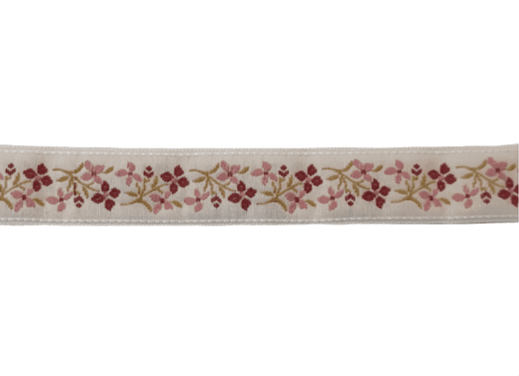 Entredós florecitas rosa - 1