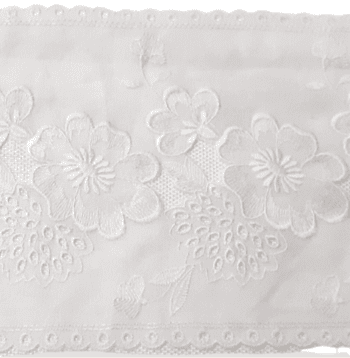 Greca bordada Blanca - 2