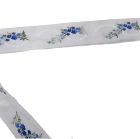 Greca bordado azul - 1