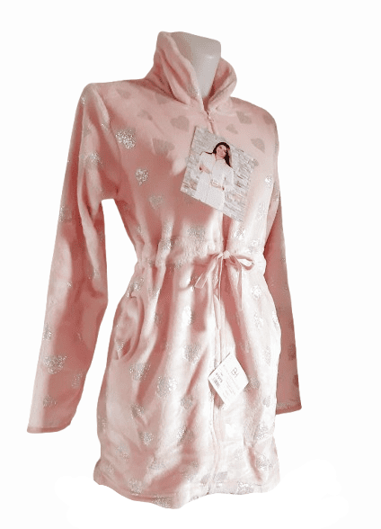 Bata sedalina rosa corazones XL