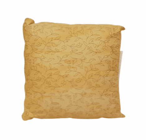 Cojín Amarillo hojitas 36 x 36