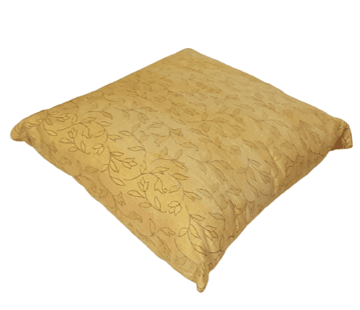 Cojín Amarillo hojitas 36 x 36 - 2