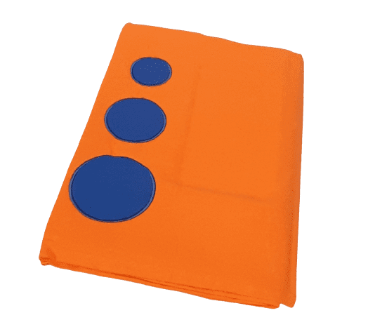 Mantelería naranja 160 x 160 + 4 - 2