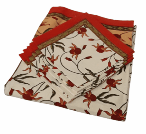 Mantelería caldero 150 x 150 + 6