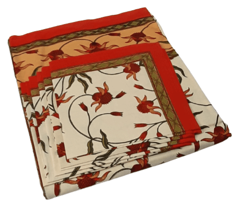 Mantelería caldero 150 x 150 + 6 - 3