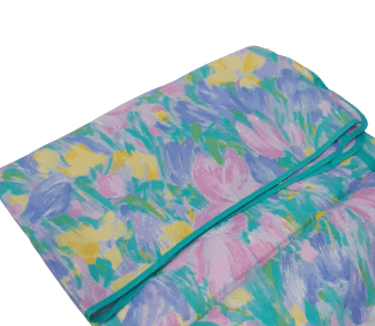 Mantelería flores Monet 150 x 150 - 1