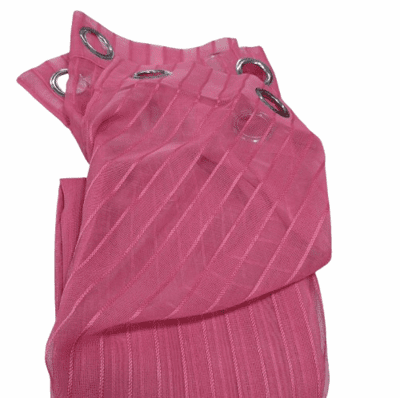 Visillos confeccionados Marien fucsias - 1