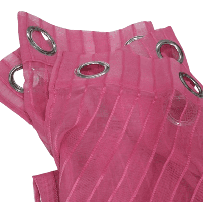 Visillos confeccionados Marien fucsias - 3