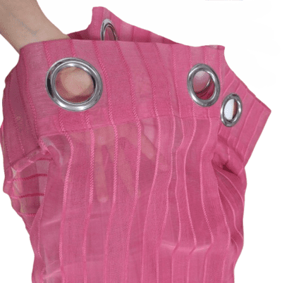 Visillos confeccionados Marien fucsias - 5