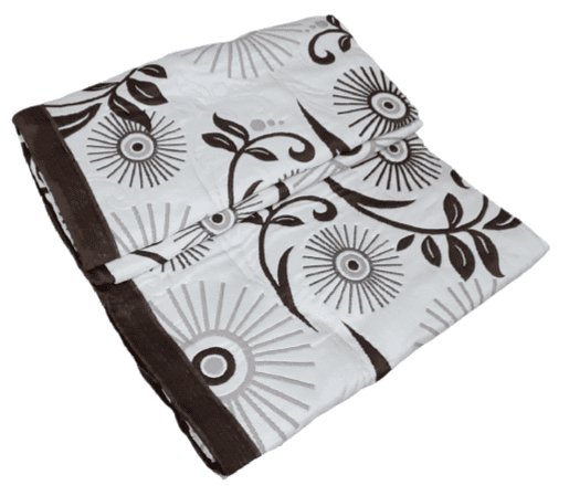 Colchas reversibles Rocío marrón. Cama 90