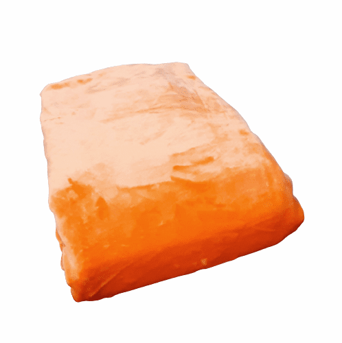 Manta terciopelo naranja 230 x 240 - 2