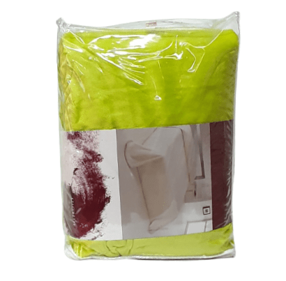 Manta terciopelo pistacho 260 x 240