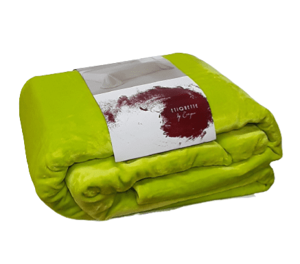 Manta terciopelo pistacho 260 x 240 - 3