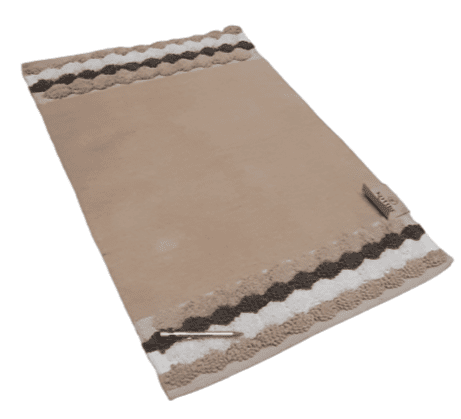 Alfombra chenilla beige 60 x 90 - 2