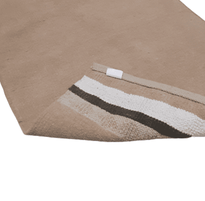 Alfombra chenilla beige 60 x 90 - 3