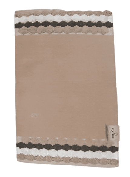 Alfombra chenilla beige 60 x 90 - 4