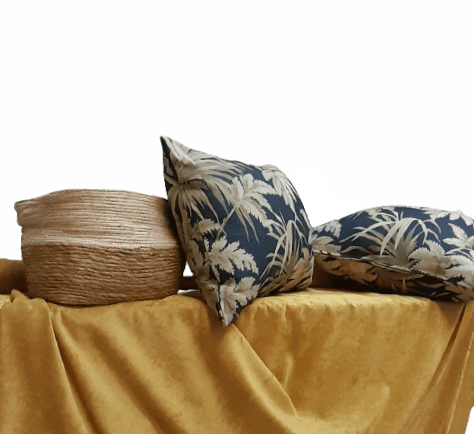 Tela terciopelo chenilla amarillo 270 - 5