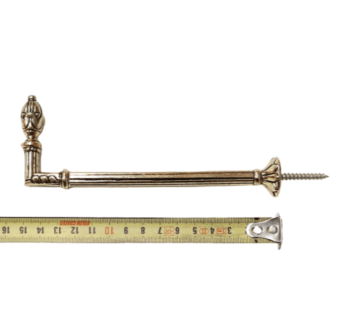 Alzapaño largo dorado 15 cm - 2