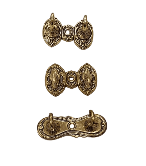 Alzapaño doble dorado