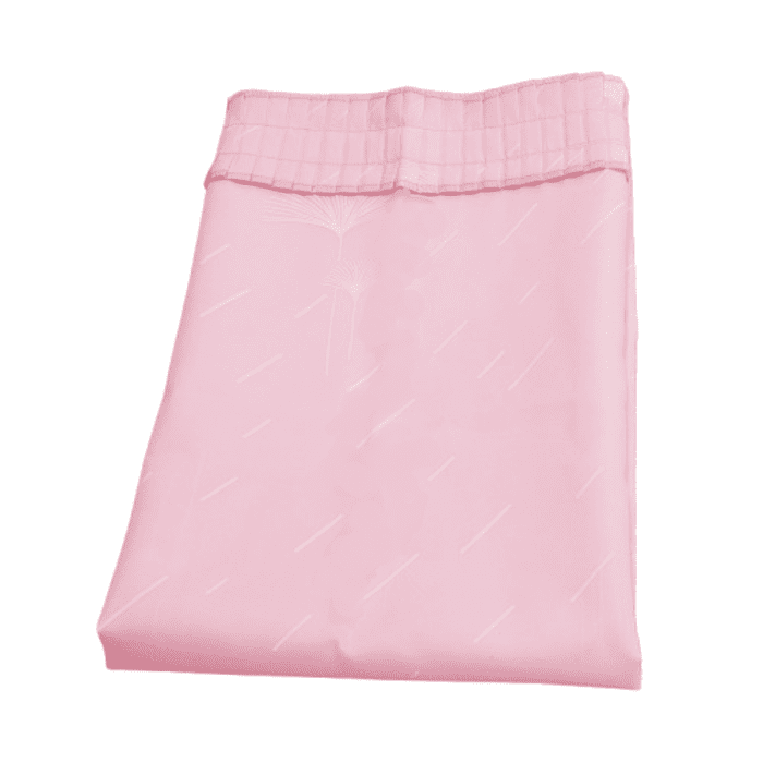 Cortina baño palmitos rosa 145 x 180