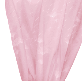 Cortina baño palmitos rosa 145 x 180 - 4
