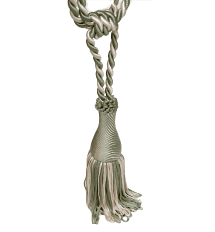 Abrazadera cordón verde crudo