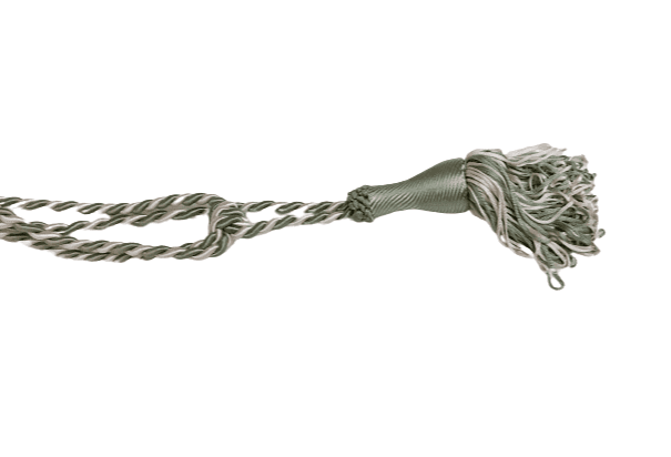 Abrazadera cordón verde crudo - 2