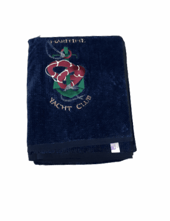 Toalla playa azul marino calidad extra - 1