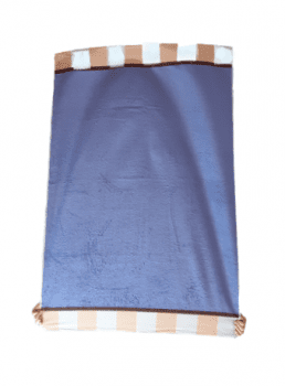 Toalla baño azul cenefa beige 100 x 150 - 2