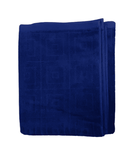 Toalla felpa azul marino